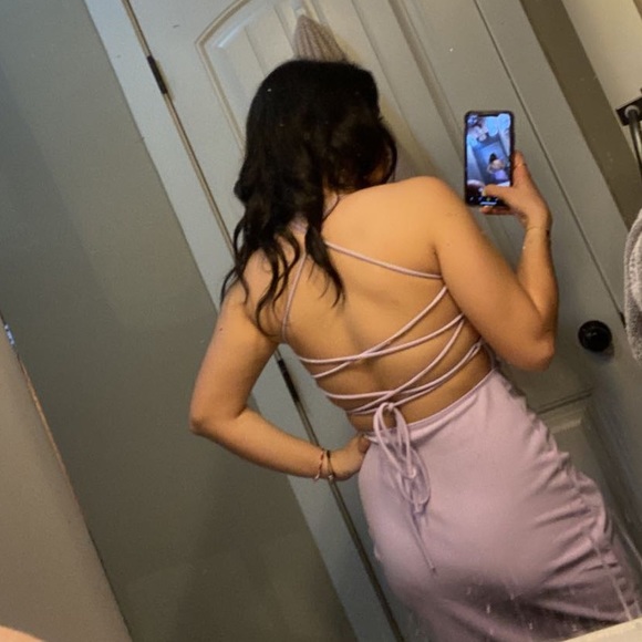 Windsor Lilac Coctail Dress - Picture 4 of 4